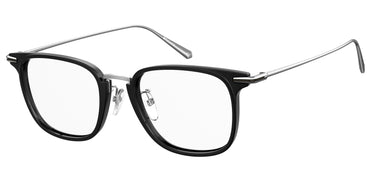 Premium Men Polaroid Eyeglasses: PLD D384/G -Black Silver - SpecSMART Eye Clinic (Diagonal View)
